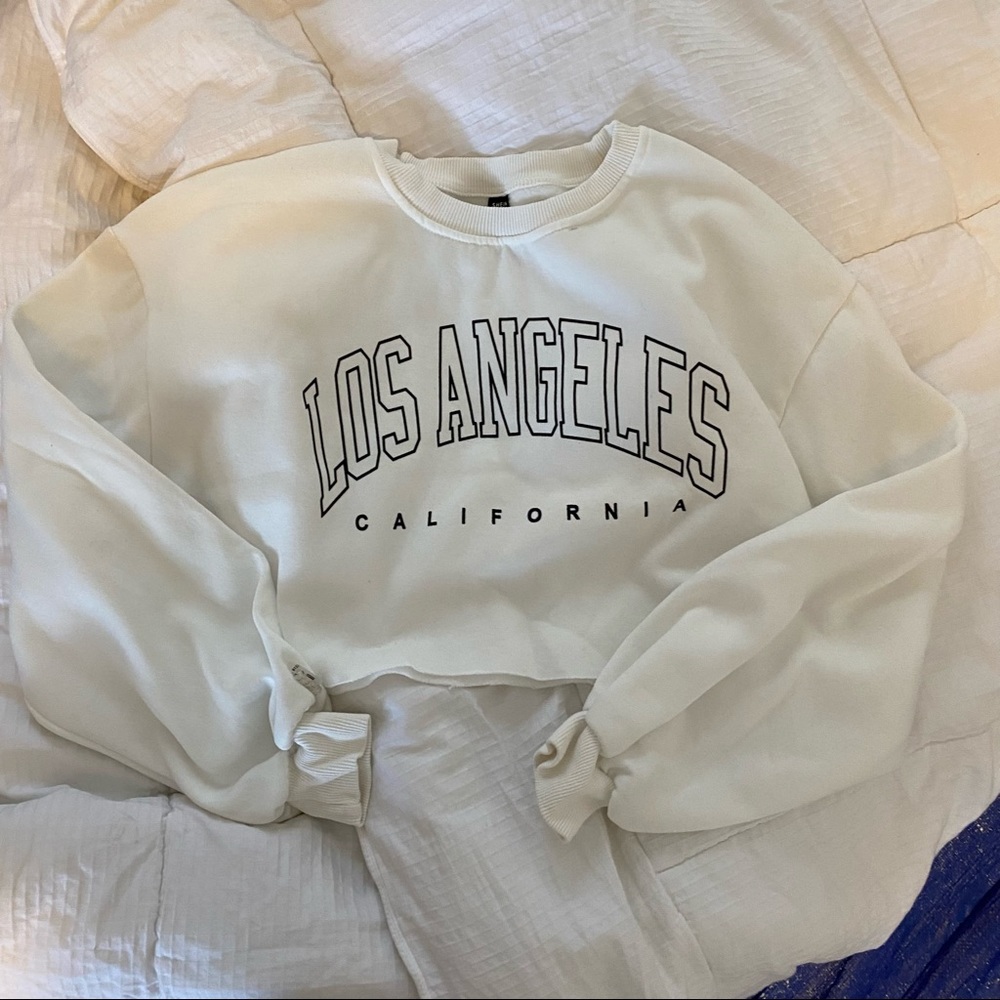 Cropped sweatshirt